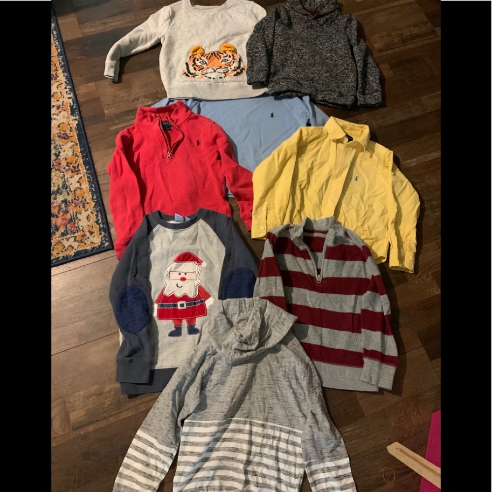 Boys long sleeve shirt lot